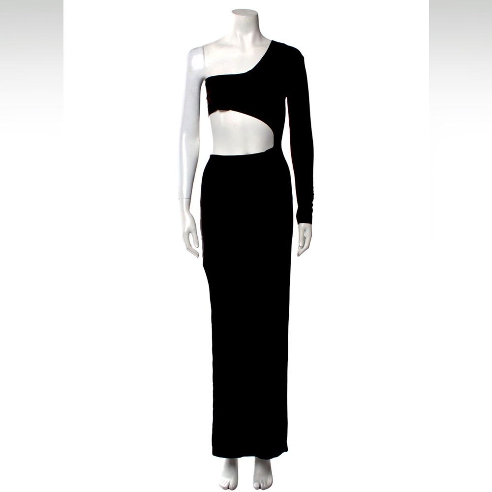 NWT Norma Kamali 🖤 One shoulder gorgeous evening dress, Size S